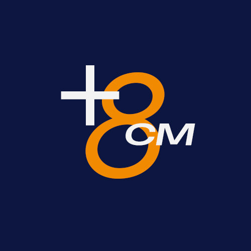 +8 cm