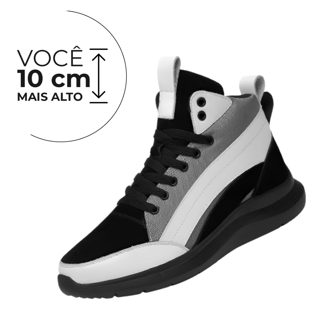 Tênis Casual Vulcão - Aumenta Altura 10cm - cinza - Masculino