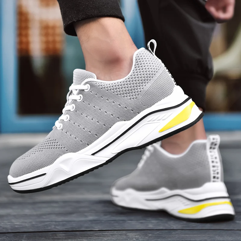 Tênis Esportivo - Aumenta Altura 8cm - Cinza - Masculino3