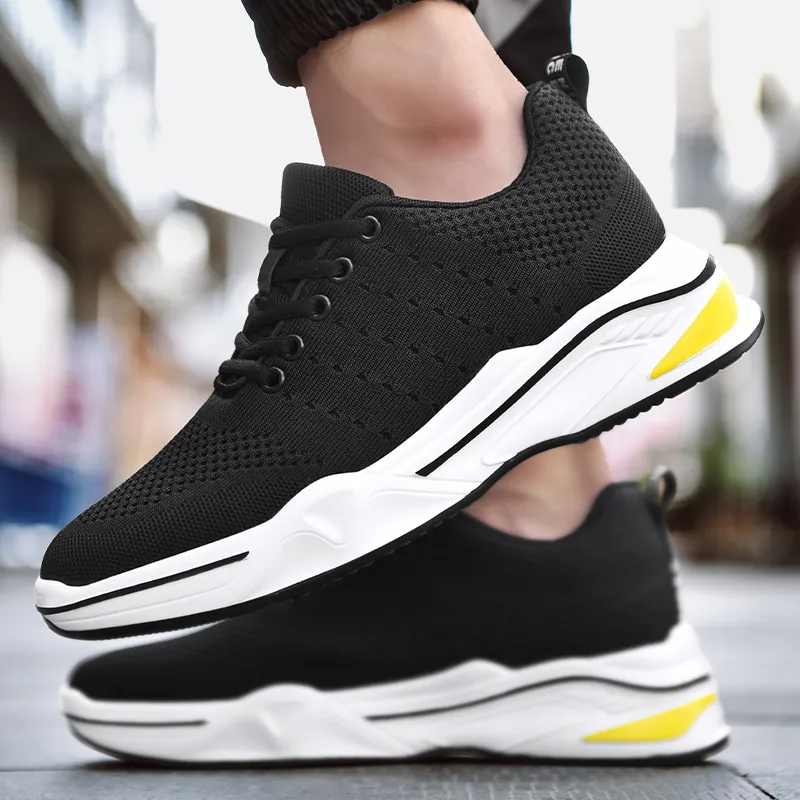 Tênis Esportivo - Aumenta Altura 8cm - Preto - Masculino3