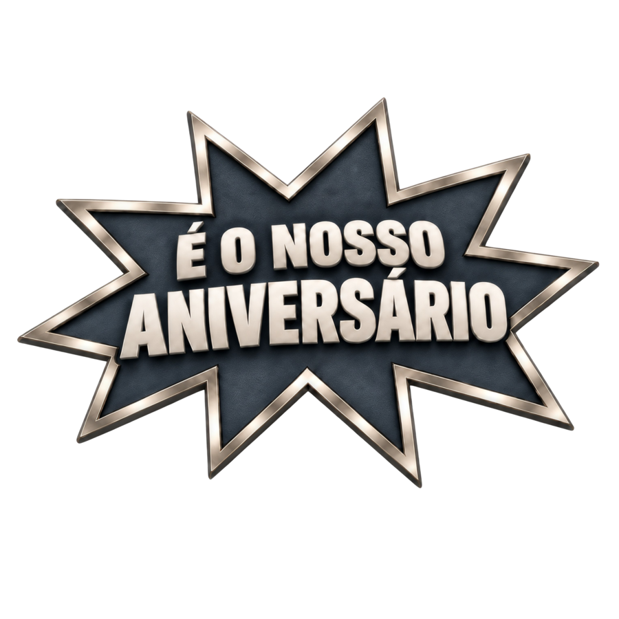 É o nosso aniversário